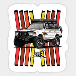 toyota landcruiser lc80 Sticker